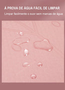 Tapete para ginástica com camada dupla antiderrapante com linha de posição