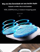 Mop Elétrico 3 em 1 Sem fio - Limpa e Seca/Aspira