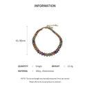 Luxo Brilhante Completo Strass Gargantilha Colar para Mulheres, Colares De Crist